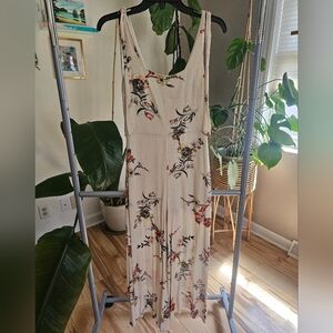 Altar'd State Floral Sleeveless Jumpsuit
